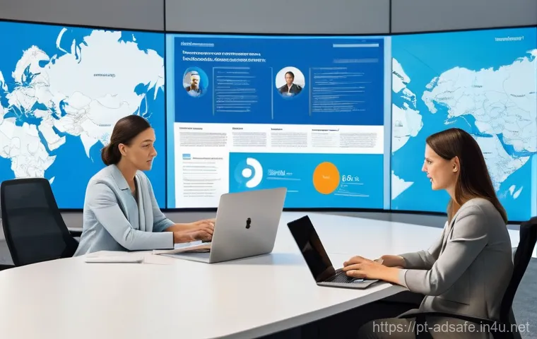 행정안전 분야 네트워킹 방법 - **Prompt 1: Collaborative Public Sector Professionals at a Networking Event**
    "A vibrant and bus...