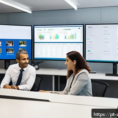 행정안전 전문가가 꼭 알아야 할 정책 변화 - A modern public administration office in Brazil with diverse government employees using advanced dig...